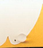 マット水晶のセラミックピアス