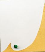 緑めのう（ブルーアゲート）のセラミックピアス